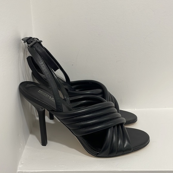 NWOT MICHAEL Michael Kors Royce Padded Leather Sandals - Picture 10 of 14